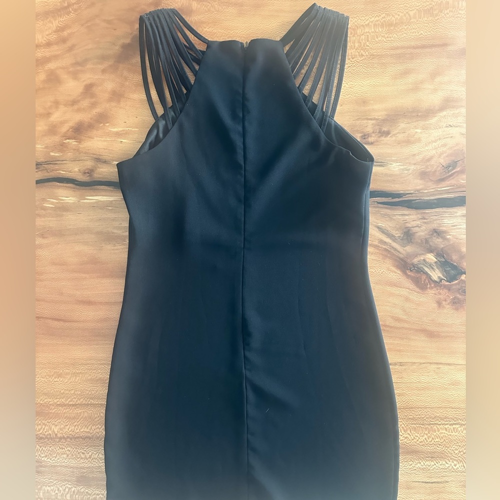 Mini Black Sheath Dress - Picture 8 of 9